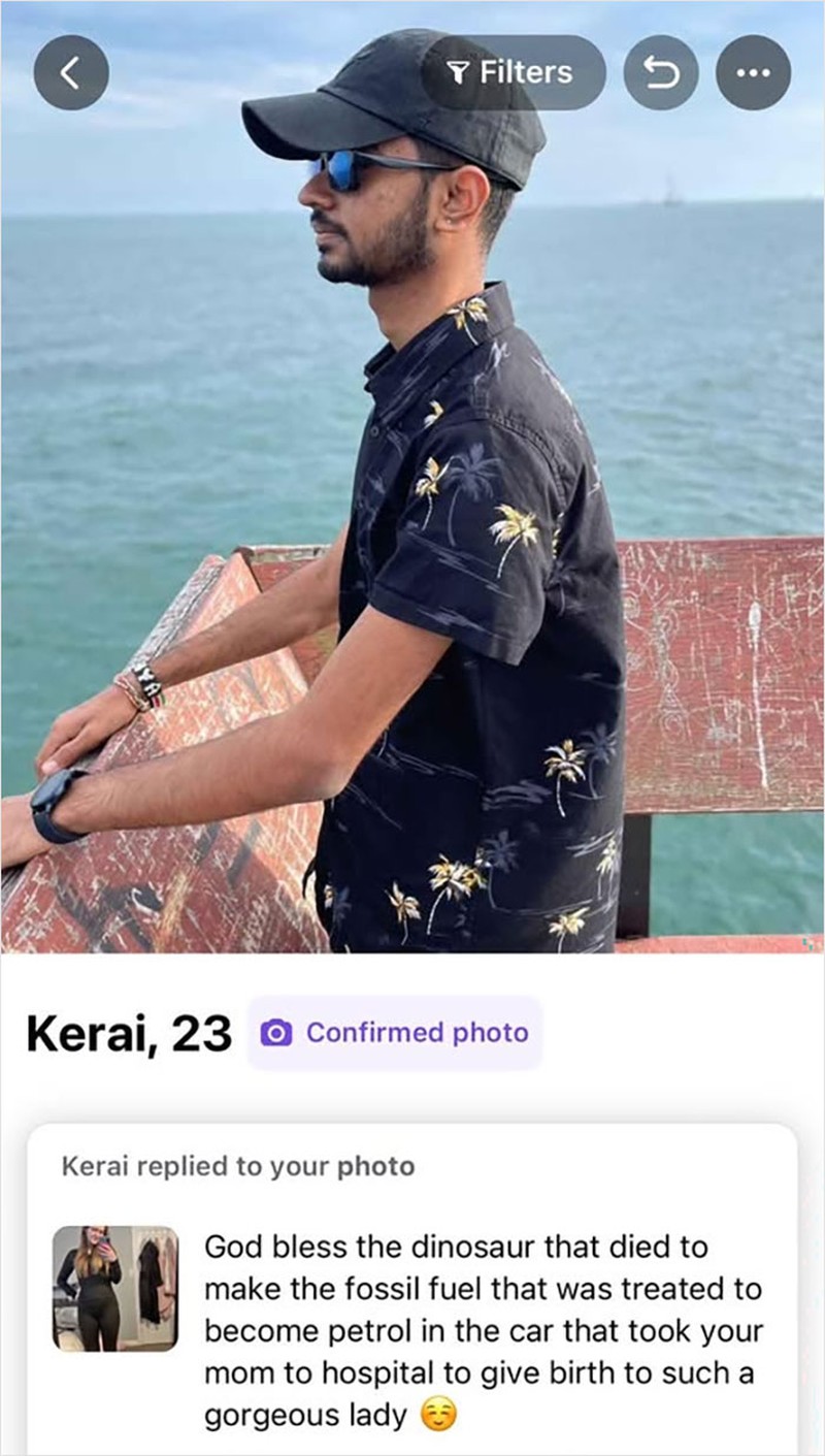 Kalau daftar aplikasi kencan, selain kamu single, pastikan juga kamu buat bio dan profil yang meyakinkan. Jangan cringe kayak begini ya, detikers.