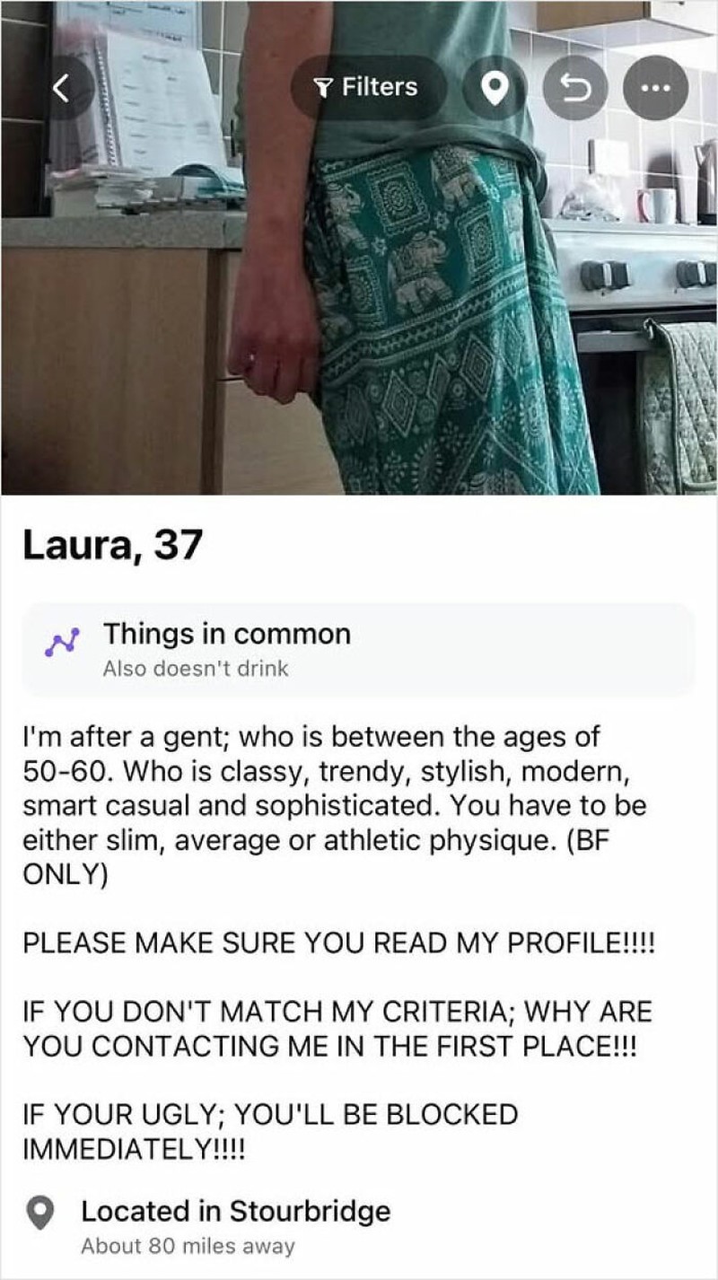 Kalau daftar aplikasi kencan, selain kamu single, pastikan juga kamu buat bio dan profil yang meyakinkan. Jangan cringe kayak begini ya, detikers.