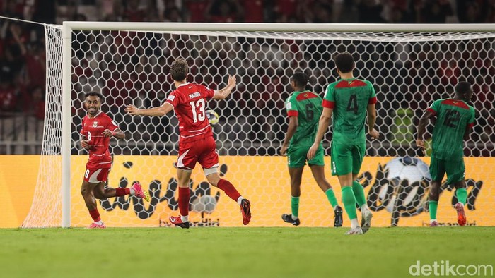 Timnas Indonesia menaklukkan Saint Kitts and Nevis dalam laga uji coba internasional di Stadion Gelora Bung Karno, Jakarta, Jumat (27/3/2026) malam.