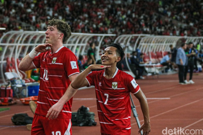 Timnas Indonesia menaklukkan Saint Kitts and Nevis dalam laga uji coba internasional di Stadion Gelora Bung Karno, Jakarta, Jumat (27/3/2026) malam.