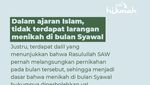 Boleh Nggak Sih Menikah di Bulan Syawal?