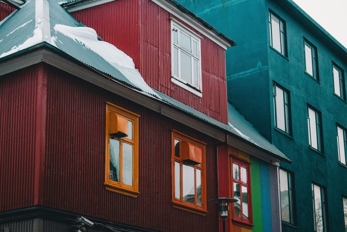 Ilustrasi warna rumah