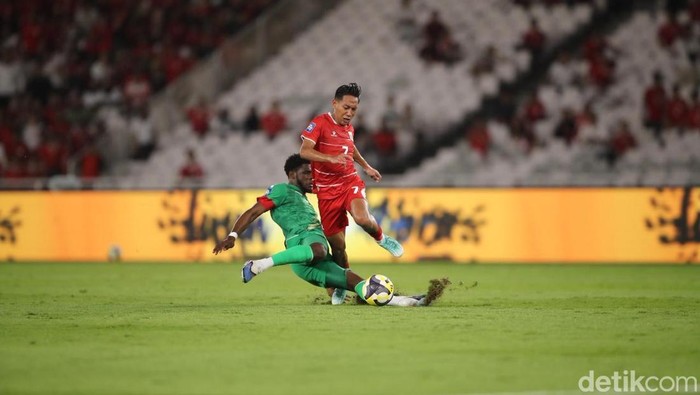 Timnas Indonesia melawan Saint Kitts and Nevis dalam pertandingan FIFA Series 2026 di Stadion Utama Gelora Bung Karno (SUGBK), Senayan, Jakarta, Jumat (27/3/2026).