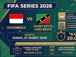 Link Live Streaming Timnas Indonesia vs Saint Kitts and Nevis Hari Ini