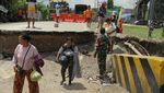 Jembatan Oelmasi Amblas, Akses Kupang-Atambua Lumpuh