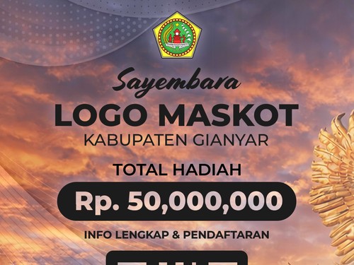 Sayembara logo maskot Kabupaten Gianyar. (Foto: Dok. Pemkab Gianyar)