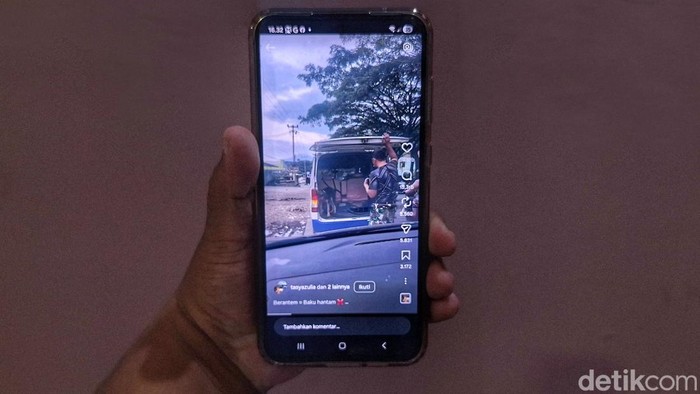 Tangkapan layar pengemudi ancam pakai anjing herder di Cicalengka, Kabupaten Bandung