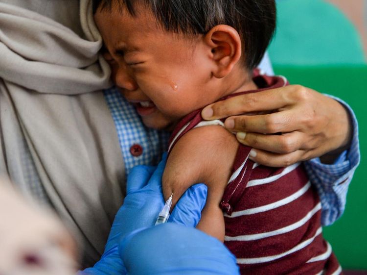 Tekan Penyebaran Rubela, Bandung Gelar Vaksinasi Campak Tiap Pekan