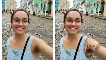 Niatnya dihilangkan bulu ketiak biar lebih pede, tapi Dewa Photoshop malah kasih “upgrade” yang nggak kepikiran sama sekali 😭 Foto: Instagram/James Fridman