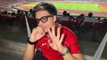 Deretan Selebritas Nonton di GBK Pertandingan Indonesia Vs Saint Kitts & Nevis
