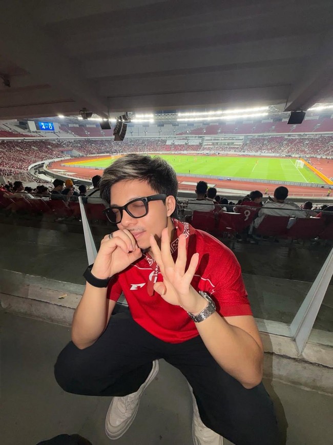 Deretan Selebritas Nonton di GBK Pertandingan Indonesia Vs Saint Kitts & Nevis