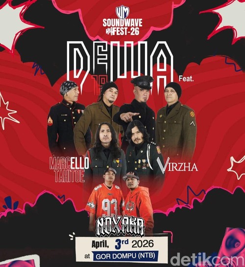 Konser Dewa 19 di Dompu NTB.