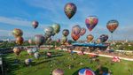 Langit Pekalongan Dipenuhi Balon Udara