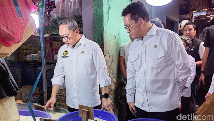 Menko Pangan Zulkifli Hasan & Menteri Perdagangan Budi Santoso