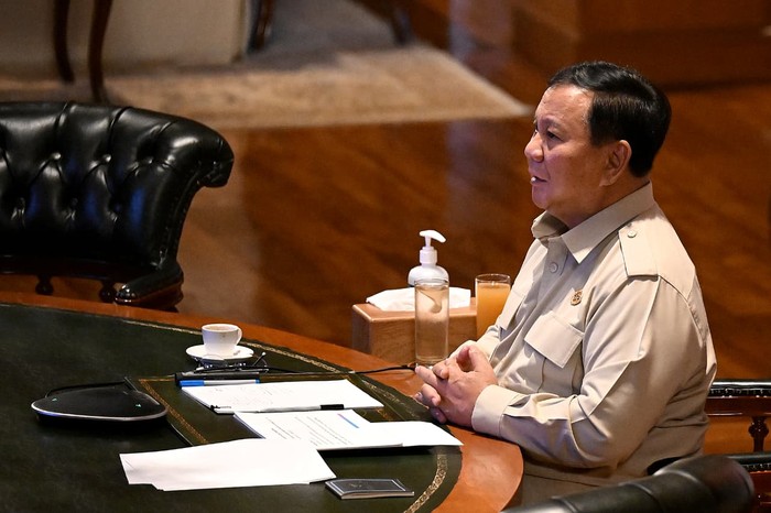 Prabowo pimpin ratas virtual
