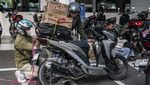 Ratusan Pemilir Ikuti Arus Balik Motor, Sepeda Diangkut Truk dari Semarang