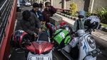 Ratusan Pemilir Ikuti Arus Balik Motor, Sepeda Diangkut Truk dari Semarang