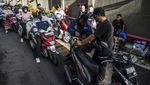 Ratusan Pemilir Ikuti Arus Balik Motor, Sepeda Diangkut Truk dari Semarang