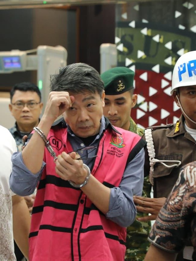 Penampakan Bos Tambang Samin Tan Kini Berompi Pink Tahanan Kejagung