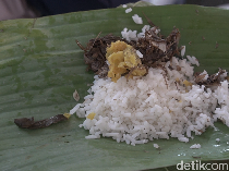 Sego Kethek Sajian Unik Sesaji Rewanda di Gua Kreo Semarang