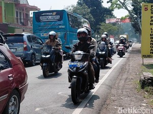 Puncak Arus Balik di Jalur Garut, Limbangan Ramai Pemudik