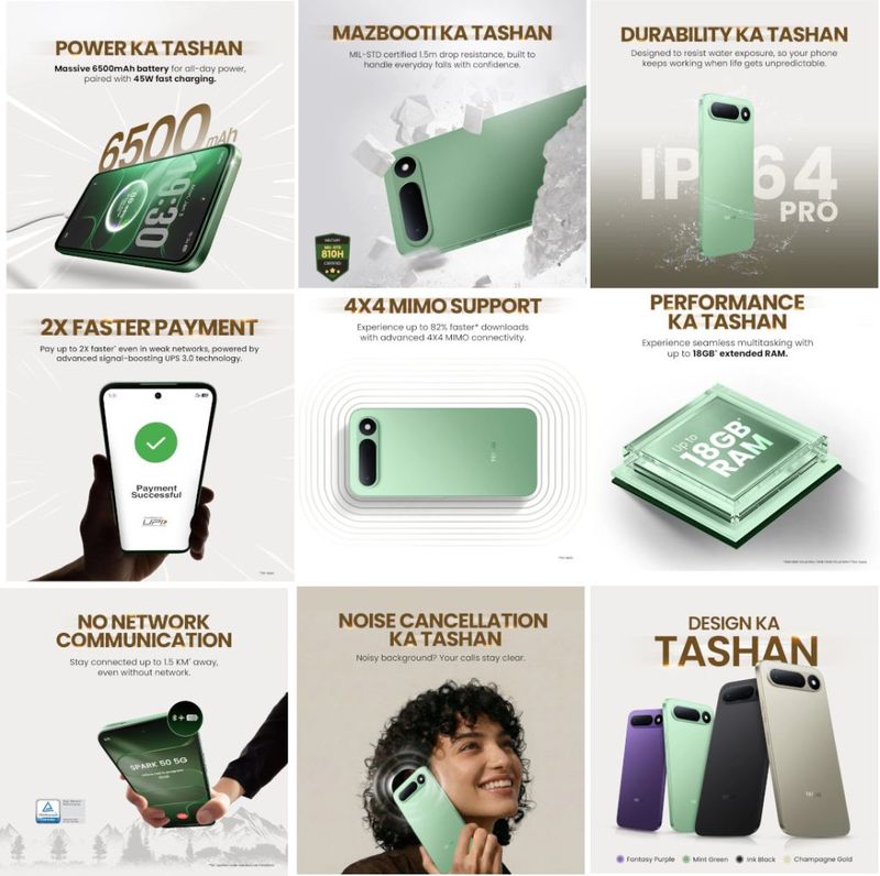 Tecno Spark 50 5G Tecno Spark 50 5G