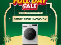 Mesin Cuci Front  Load 7 Kg Banting Harga Jadi Rp 3,9 Juta