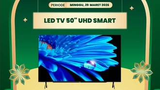LED TV 50 Inch UHD Smart Bisa Diskon Rp 1,7 Juta di Transmart Full Day Sale