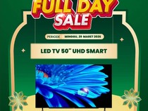 LED TV 50 Inch UHD Smart Bisa Diskon Rp 1,7 Juta di Transmart Full Day Sale