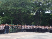 7.728 Aparat Gabungan Amankan Bagi Sembako dan Pasar Murah di Monas