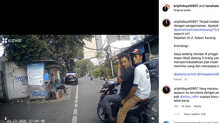 Aksi pemalakan oleh bang jago Tanah Abang