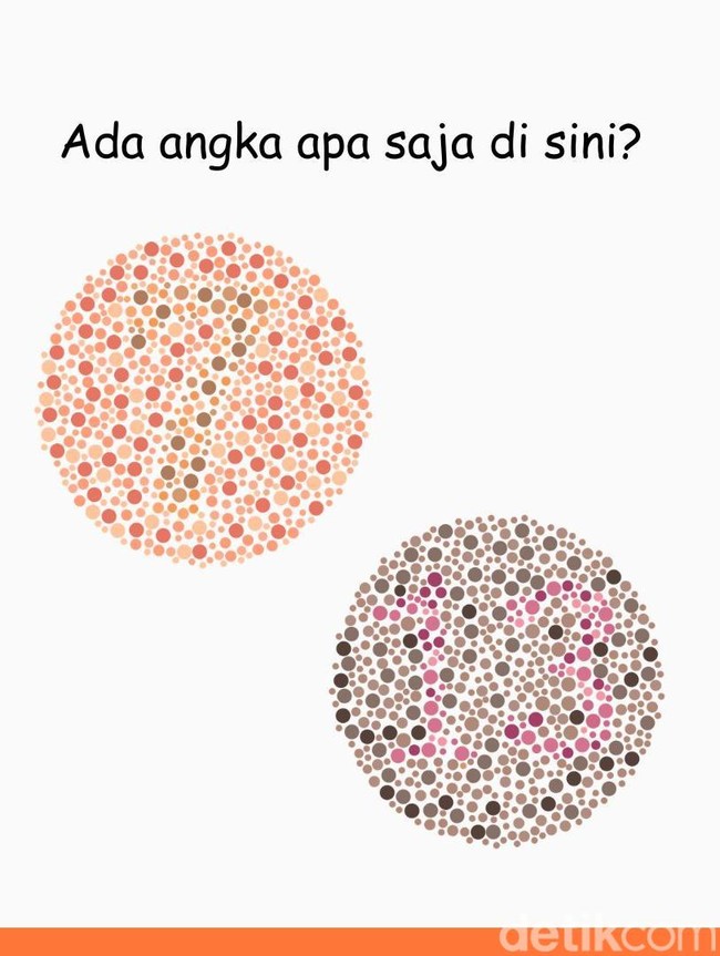 Harusnya Gampang Kalau Tak Buta Warna, Angka Berapa Saja yang Tersembunyi?