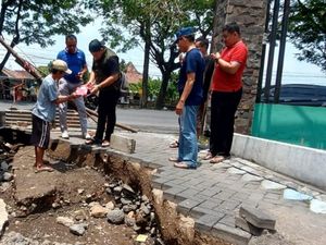 Banjir Pasuruan Rusak Infrastruktur, Jalan dan Saluran Air di Beji Parah