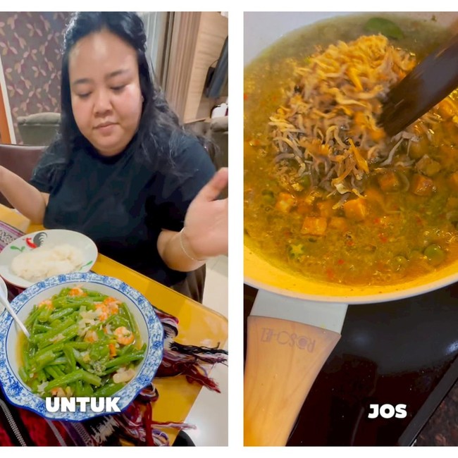 Gita Bhebhita Hobi Masak, Bikin Sambal Teri hingga Sayur Jantung Pisang