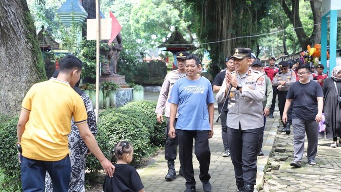 Kapolres Kediri Cek Objek Wisata, Pastikan Libur Lebaran Aman