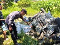 Mobil di Cilacap Tertabrak Kereta hingga Terseret 15 Meter, Sopir Tewas