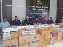Rokok ilegal Senilai Rp 10 M di Banyuwangi Diamankan, Pemilik Tak Diungkap