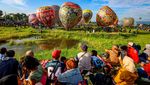 Langit Ponorogo Penuh Warna, 44 Balon Udara Terbang di Reog Balon Carnival