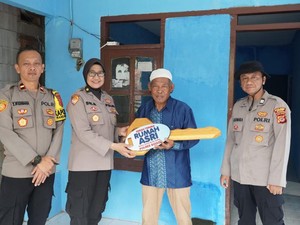 Dukung Program Presiden, Polres Bogor Sudah Serahkan 10 Rumah ASRI ke Warga
