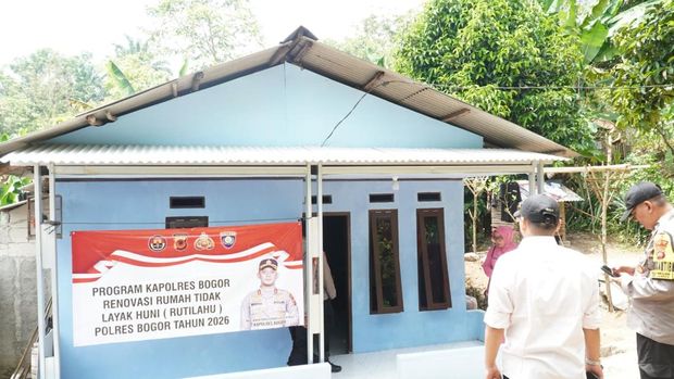 Polres Bogor percepat program Rumah ASRI untuk warga kurang mampu. (dok.istimewa)