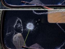 Seniman Ini Ubah Bekas Luka Perang Jadi Seni Jalanan