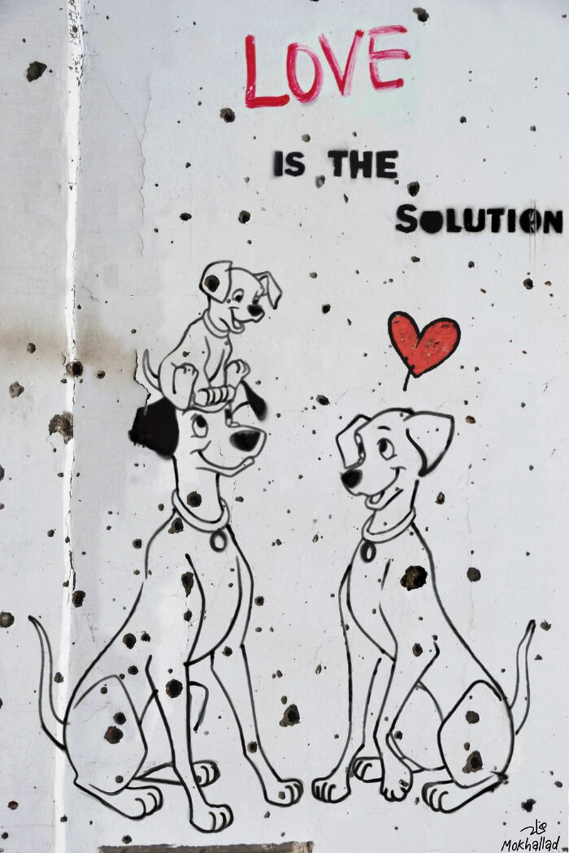 Ketika seniman asal Irak mengubah gambaran bekas luka perang menjadi sesuatu yang penuh makna harapan. Berikut sederet hasil karyanya.