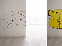 Seniman Ini Ubah Bekas Luka Perang Jadi Seni Jalanan