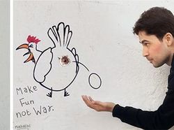 Seniman Ini Ubah Bekas Luka Perang Jadi Seni Jalanan