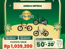 Transmart Full Day Sale! Beli Sepeda Jadi Semurah Ini
