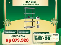 Rak Besi Banting Harga di Transmart Full Day Sale, Jadi Segini