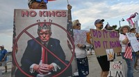 Pendukung Trump Ribut dengan Demonstran 'No Kings' di Florida AS