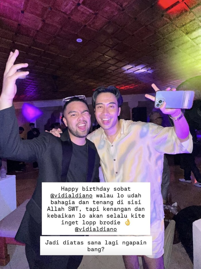 Selamat Ulang Tahun Vidi Aldiano dari Sahabat: Main ke Mimpi, Ya