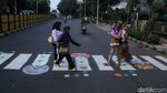Zebra Cross Viral di Pancoran Akan Dibongkar