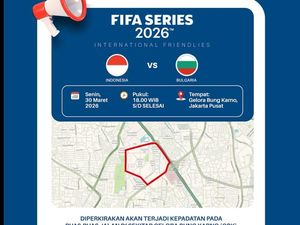 Ada Laga Indonesia Vs Bulgaria, Warga Diminta Antisipasi Macet di Sekitar GBK